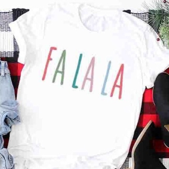 Tops - FA LA LA Holiday Graphic Tee